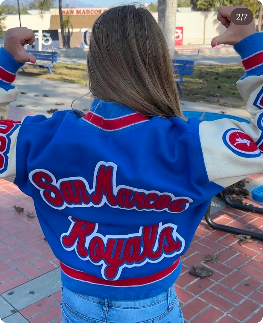 Custom graduation jacket